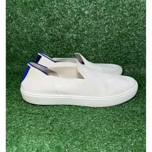 Rothy's Shoes Womens Size 8.5 White Casual Knit Slip On Walking Comfort Sneakers
